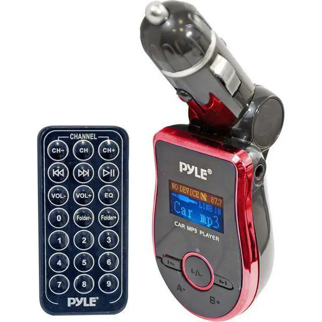 Alt view image 7 of 12 - PYLE AUDIO PMP3R2 NEW MOBILE / CAR SD USB MP3 PLAYER WITH FM TRANSMITTER - RED
