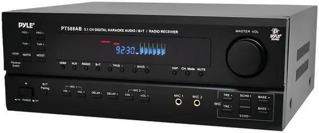 Alt view image 11 of 11 - New Pyle Pt588ab 5.1 Ch Home Theater Am Fm Receiver & Amplifier W/ Bluetooth