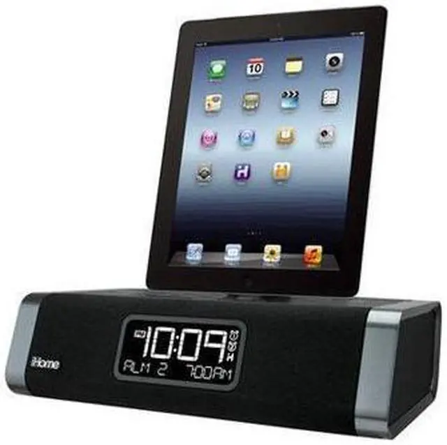 Alt view image 2 of 2 - iHome Dual Charging FM Clock Radio (Black)