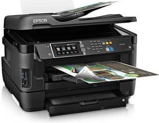 Alt view image 12 of 19 - Epson WorkForce WF-7620 4800 x 2400 dpi Ethernet/USB/WIFI All-in-One Inkjet Printer