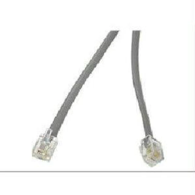 Main image of Cables To Go Model 08115 50 ft. RJ12 6P6C Straight Modular Cable Male to Male