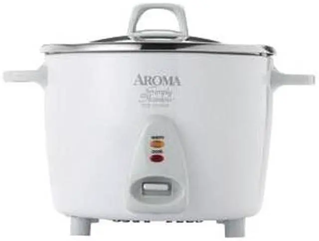 Alt view image 10 of 10 - AROMA ARC-750SG White Simply Stainless 20-Cup Rice Cooker