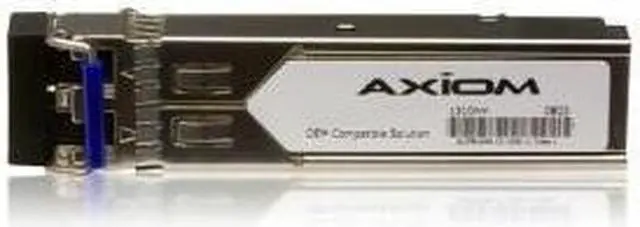 Alt view image 3 of 8 - Axiom SFP Transceiver Modules are certified 100% compliant in all OEM applications. They are pre-configured with an application specific code to meet the requirement set forth by the router and switch OEMs. Axiom compatible transceivers per
