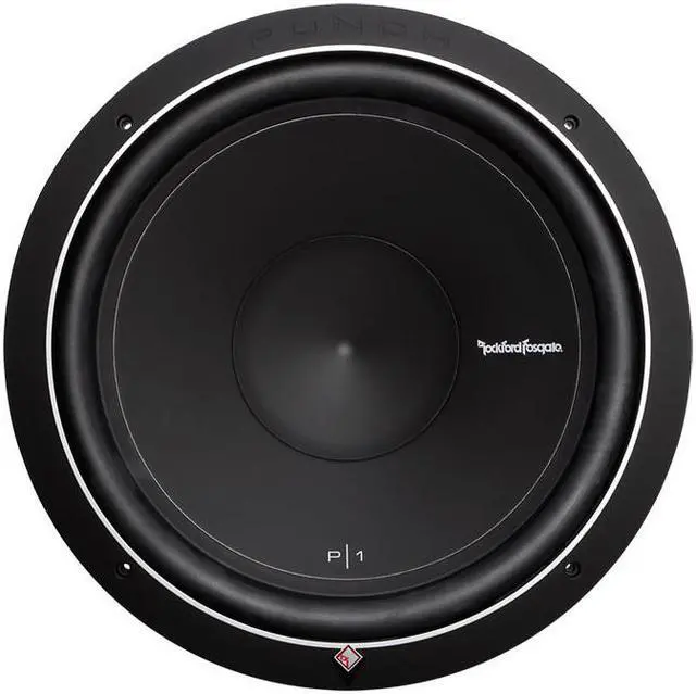 Alt view image 3 of 19 - Rockford Fosgate Punch P1S2-15 15-Inch 500W 2-Ohm Power Car Audio Subwoofer