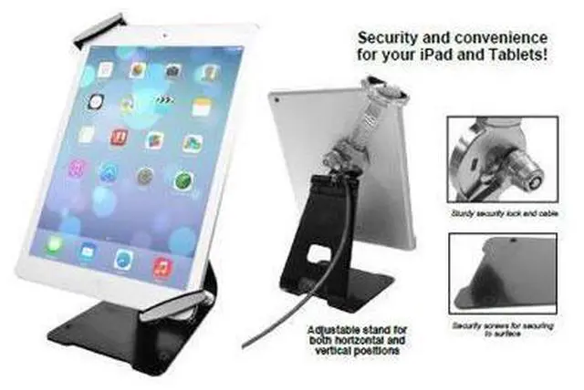 Alt view image 9 of 20 - Universal Anti-theft Security Grip Holder with Stand for Tablets