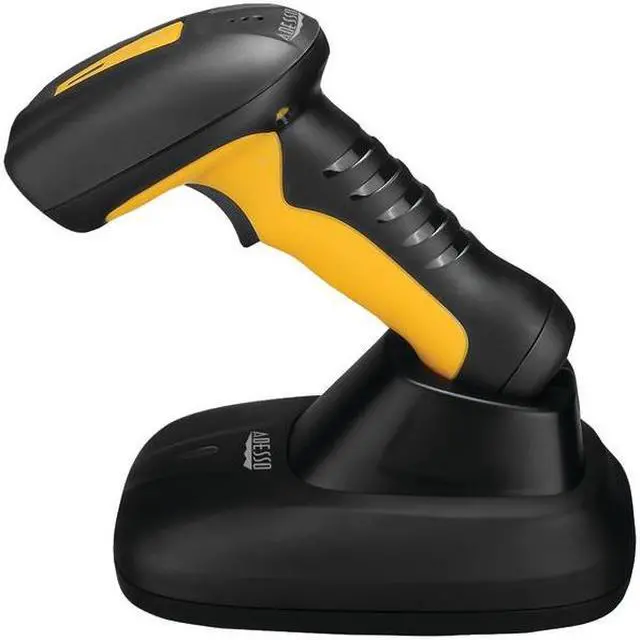 Alt view image 2 of 6 - Adesso NuScan 4100B Bluetooth Antimicrobial Waterproof CCD Barcode Scanner with Charging Cradle