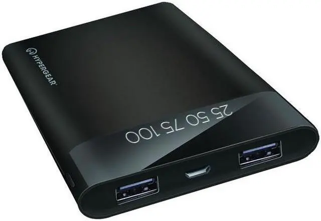 Main image of HyperGear 14043 Universal Dual-USB LED Power Bank (12,000 mAh)