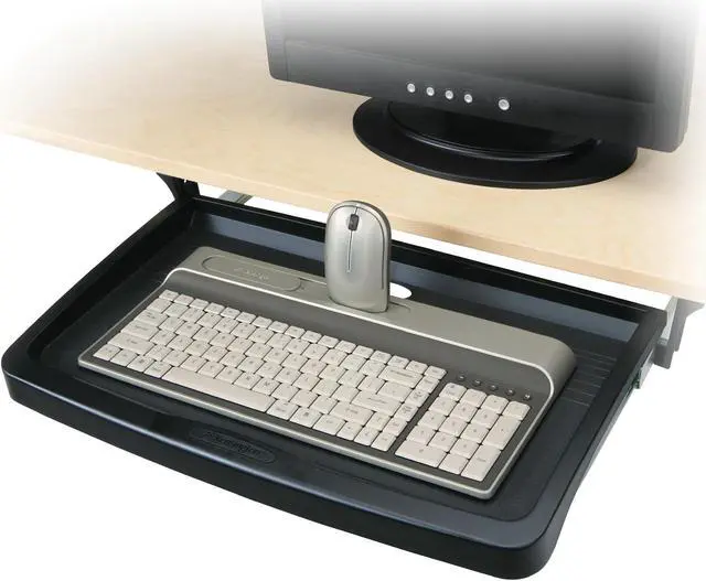 Alt view image 2 of 11 - Kensington K60009US Standard Adjustable Underdesk Keyboard Drawer