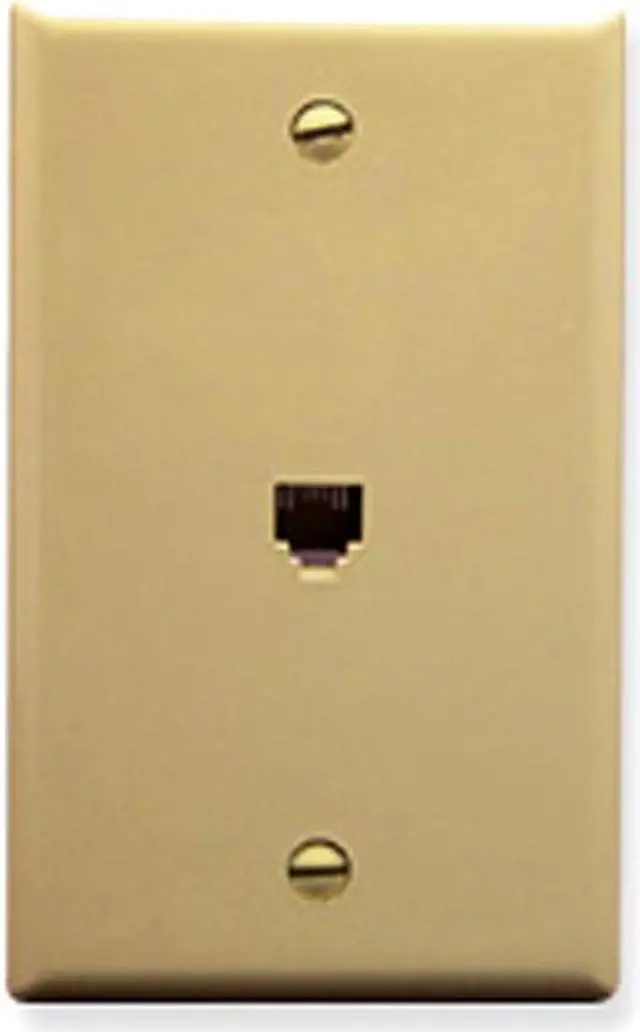 Alt view image 2 of 4 - WALL PLATE, VOICE 6P6C, IVORY