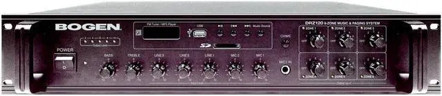 Alt view image 4 of 4 - 6 Zone Music and Paging System