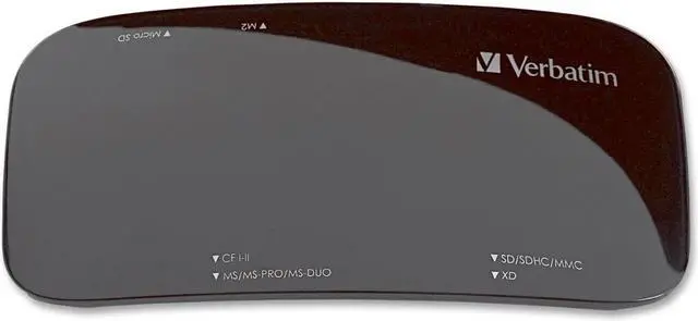 Alt view image 2 of 20 - Verbatim Universal Card Reader, USB 2.0 - Black - USB 2.0 - Black
