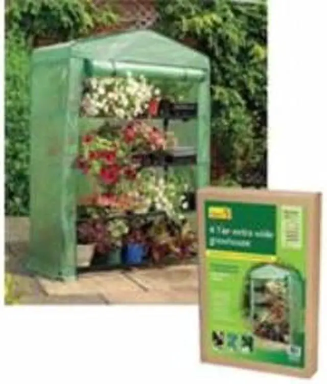 Main image of GARDMAN USA 7600 4 Tier Growhouse Greenhouse