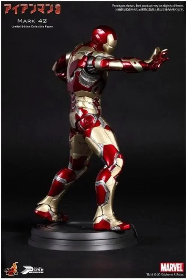 Alt view image 2 of 13 - Iron Man Mark XLII Power Pose Iron Man 3 Hot Toys 1/6 Scale Figure