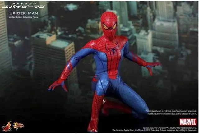 Alt view image 3 of 13 - The Amazing Spider-Man Movie Masterpiece 1/6 Scale Hot Toys Figure