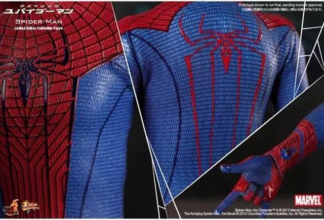 Alt view image 6 of 13 - The Amazing Spider-Man Movie Masterpiece 1/6 Scale Hot Toys Figure