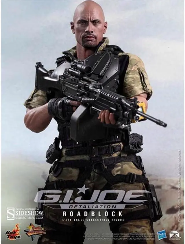 Alt view image 4 of 16 - Roadblock GI Joe Retaliation 1/6 Scale Hot Toys Action Figure