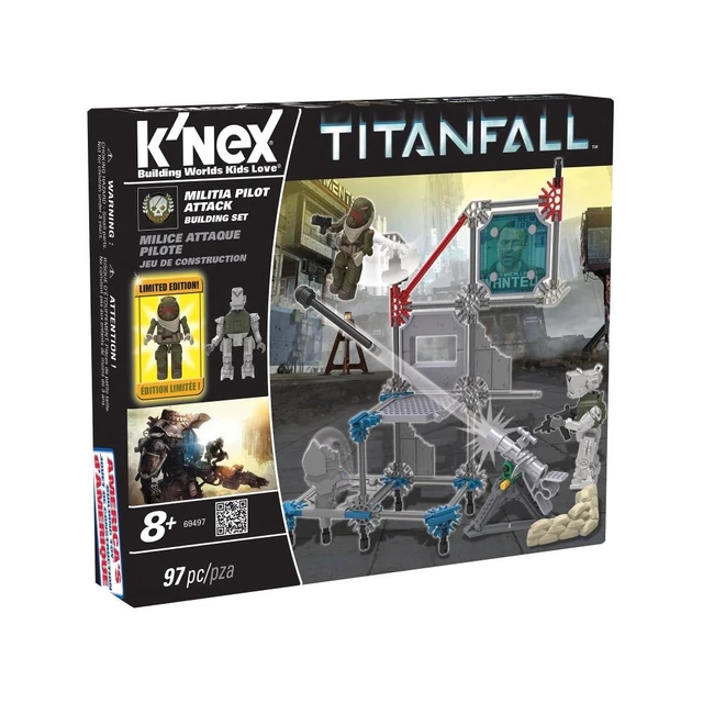 Alt view image 3 of 9 - K'Nex Titanfall MCOR Pilot Attack Building Set