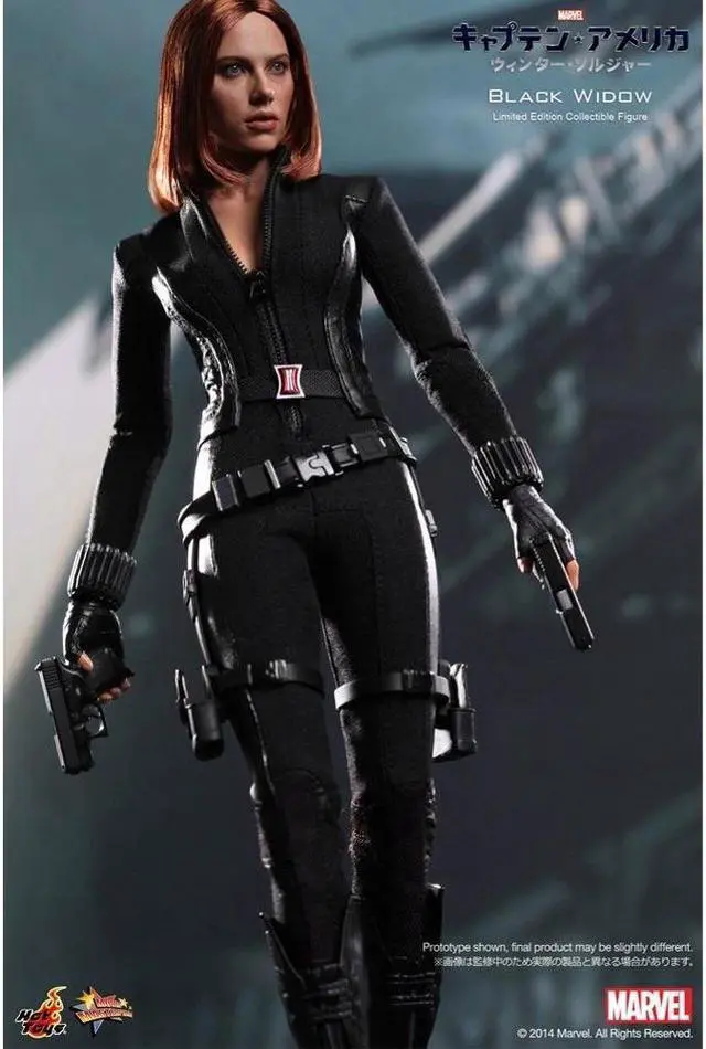 Alt view image 4 of 17 - Black Widow Captain America 2 Movie Masterpiece Sixth Scale Hot Toys Figure