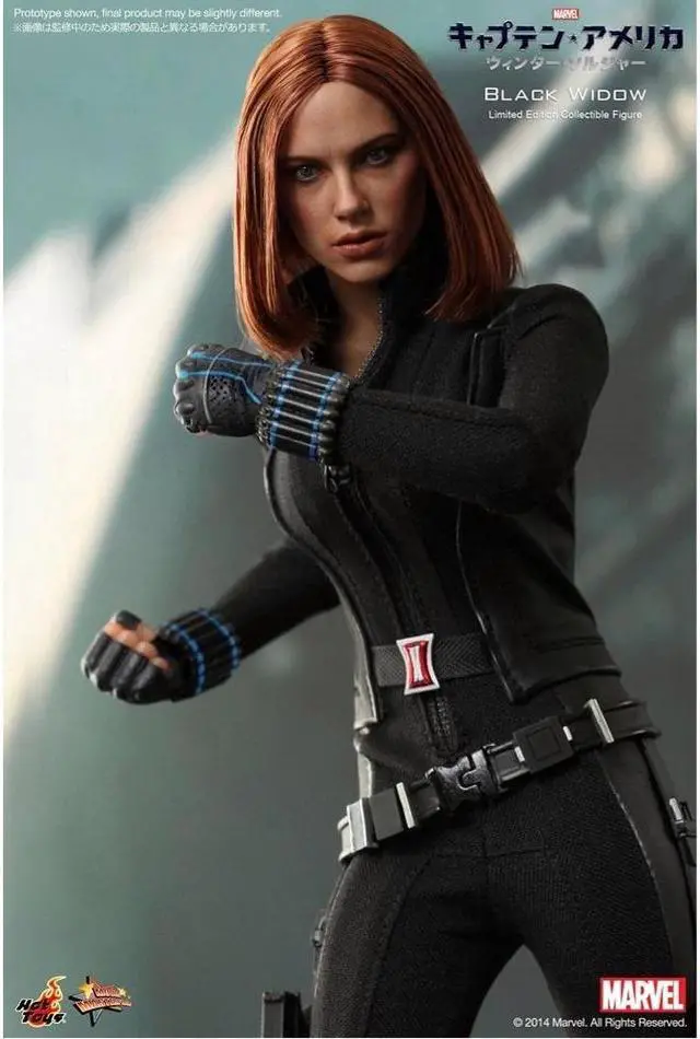 Alt view image 5 of 17 - Black Widow Captain America 2 Movie Masterpiece Sixth Scale Hot Toys Figure