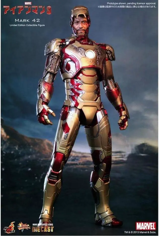 Alt view image 2 of 16 - Iron Man Mark XLII Movie Masterpiece 1/6 Hot Toys Limited Edition Figure