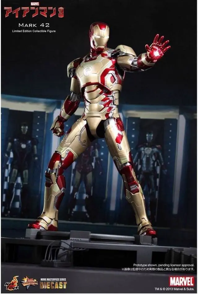 Alt view image 3 of 16 - Iron Man Mark XLII Movie Masterpiece 1/6 Hot Toys Limited Edition Figure