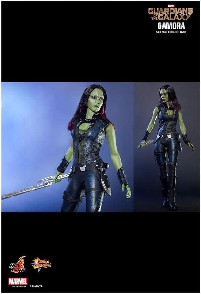 Alt view image 4 of 16 - Gamora Guardians of the Galaxy Movie Masterpiece 1/6 Scale Hot Toys Figure