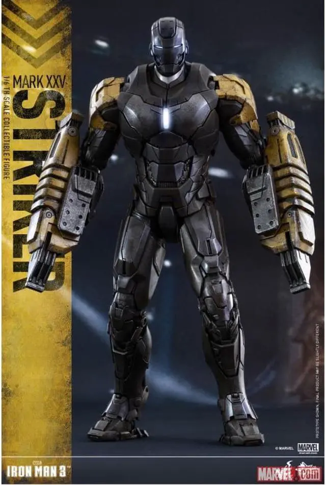 Alt view image 2 of 13 - Striker Mark XXV Iron Man 3 Movie Masterpiece 1/6 Scale Figure