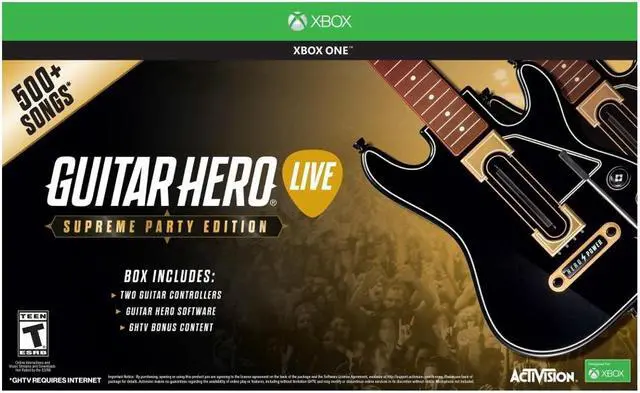 Alt view image 2 of 12 - Guitar Hero Supreme Party Edition Bundle (2 Guitars) - Xbox One