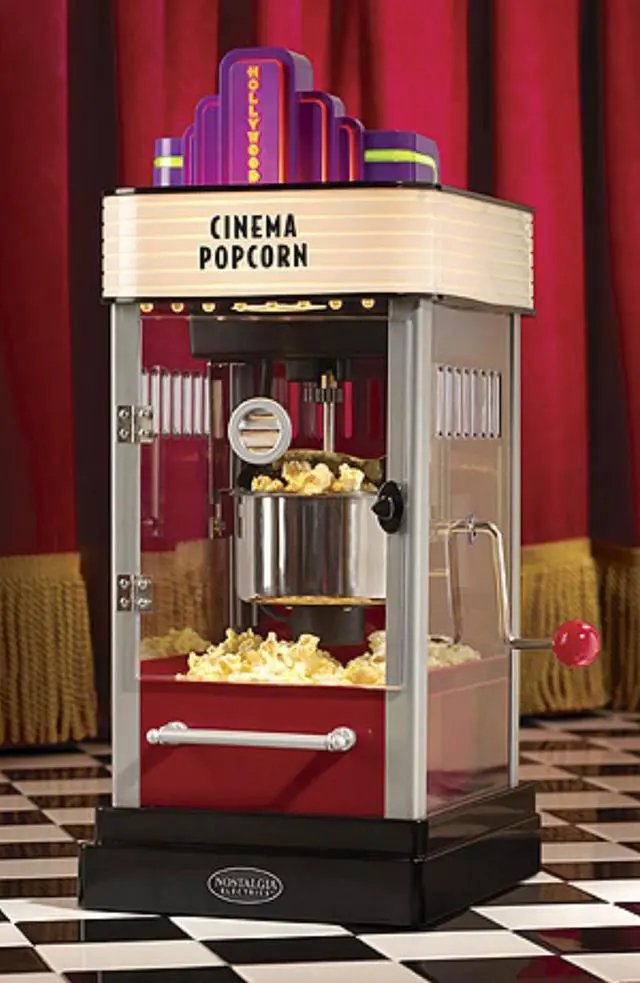 Alt view image 5 of 7 - Nostalgia Electrics HKP-200 Hollywood Kettle Popcorn Maker Machine