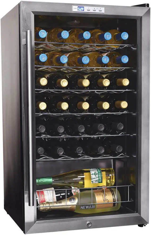 Alt view image 9 of 15 - NewAir AWC-330E 33 Bottle Compressor Wine Cooler