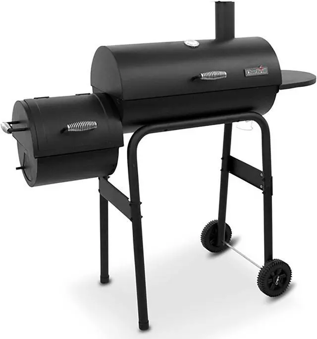 Alt view image 8 of 20 - Char-Broil 12201570-A1 American Gourmet Offset Smoker, Black