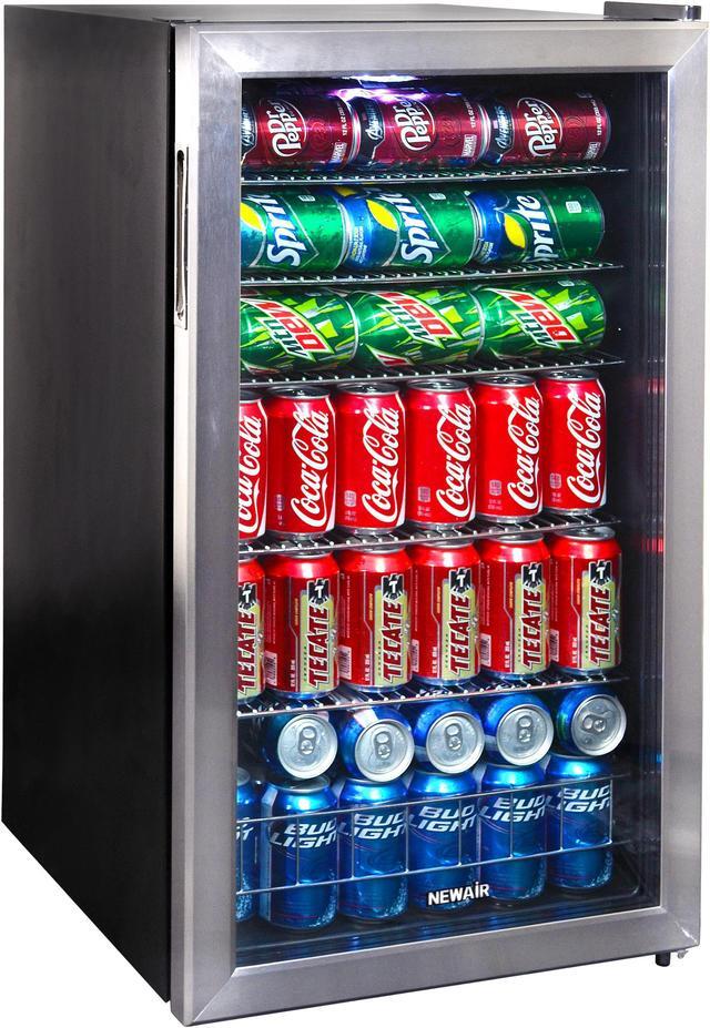 Alt view image 7 of 14 - NewAir AB-1200 126-Can Stainless Steel Beverage Cooler