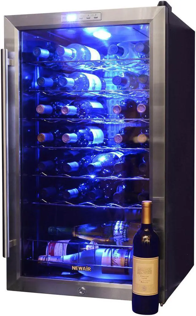 Alt view image 14 of 15 - NewAir AWC-330E 33 Bottle Compressor Wine Cooler