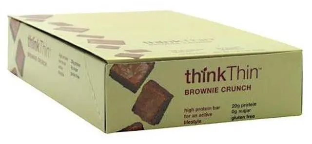Alt view image 4 of 8 - Brownie Crunch - Box - Think Thin - 10 Bars - Box