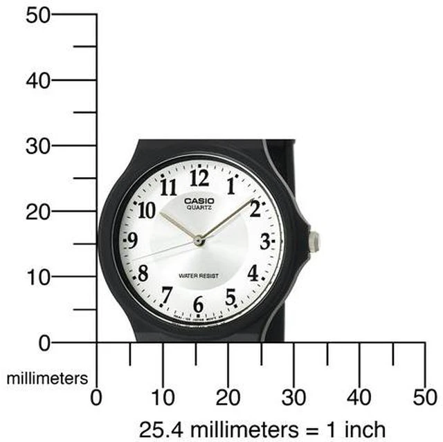 Alt view image 2 of 2 - Casio #MQ24-7B3 Men's Casual Rubber Strap Analog Watch