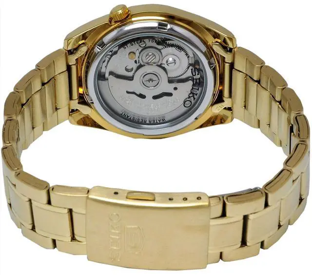 Alt view image 3 of 4 - Seiko 5 Gold Watch SNKL58K1