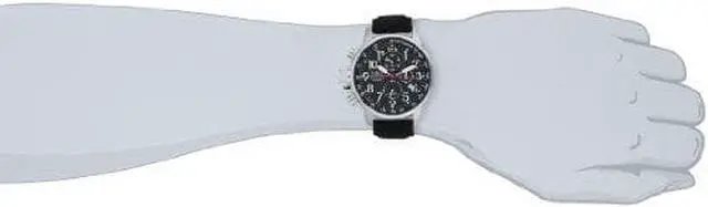 Alt view image 6 of 15 - Invicta 1512 Men's Black 1/10 Second Lefty Chronograph