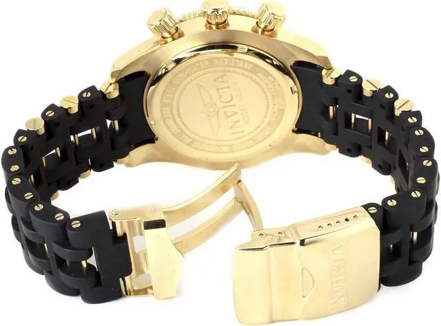 Alt view image 8 of 20 - Invicta  Sea Spider 0140  Stainless Steel, Polyurethane Chronograph  Watch