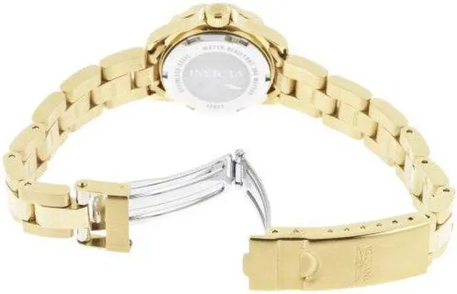 Alt view image 5 of 13 - Women's Pro Diver 18K Gold Plated SS Champagne Dial