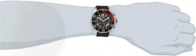 Alt view image 6 of 9 - Men's Pro Diver Black Dial Black Polyurethane