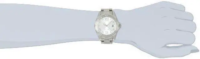 Alt view image 5 of 13 - Invicta 12851 Women's Pro Diver Stainless Steel Silver-Tone Dial Watch