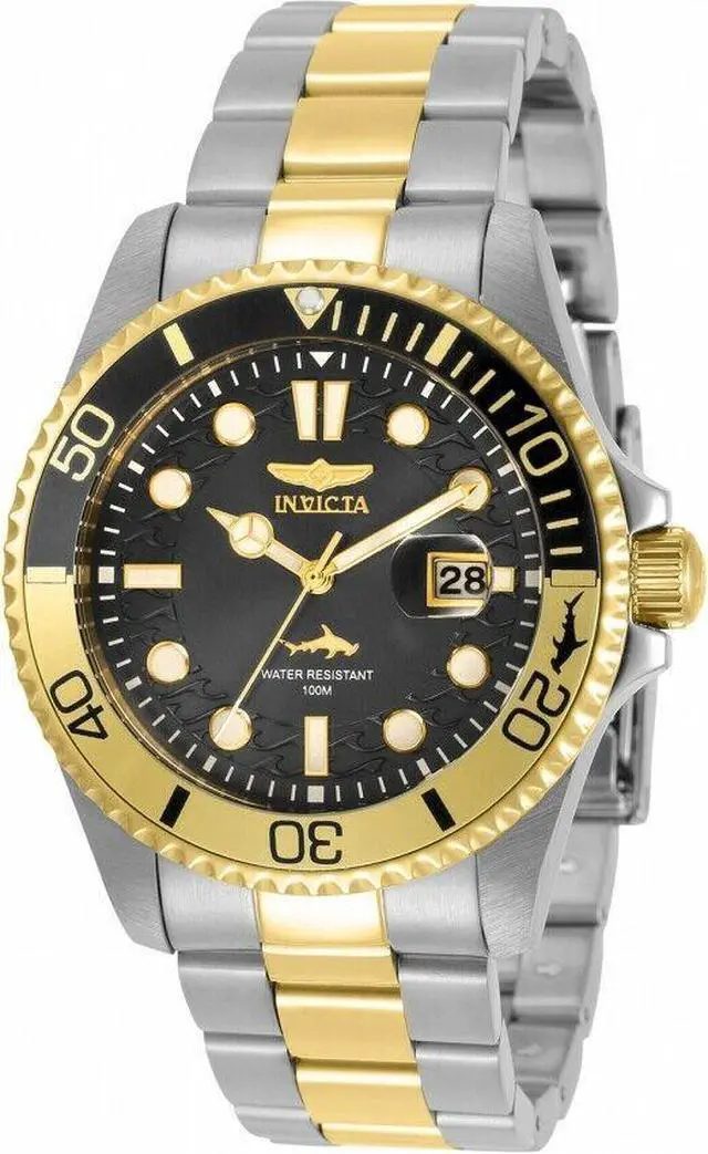 Main image of Invicta Men's 30944 Pro Diver Quartz 3 Hand Black Dial Watch