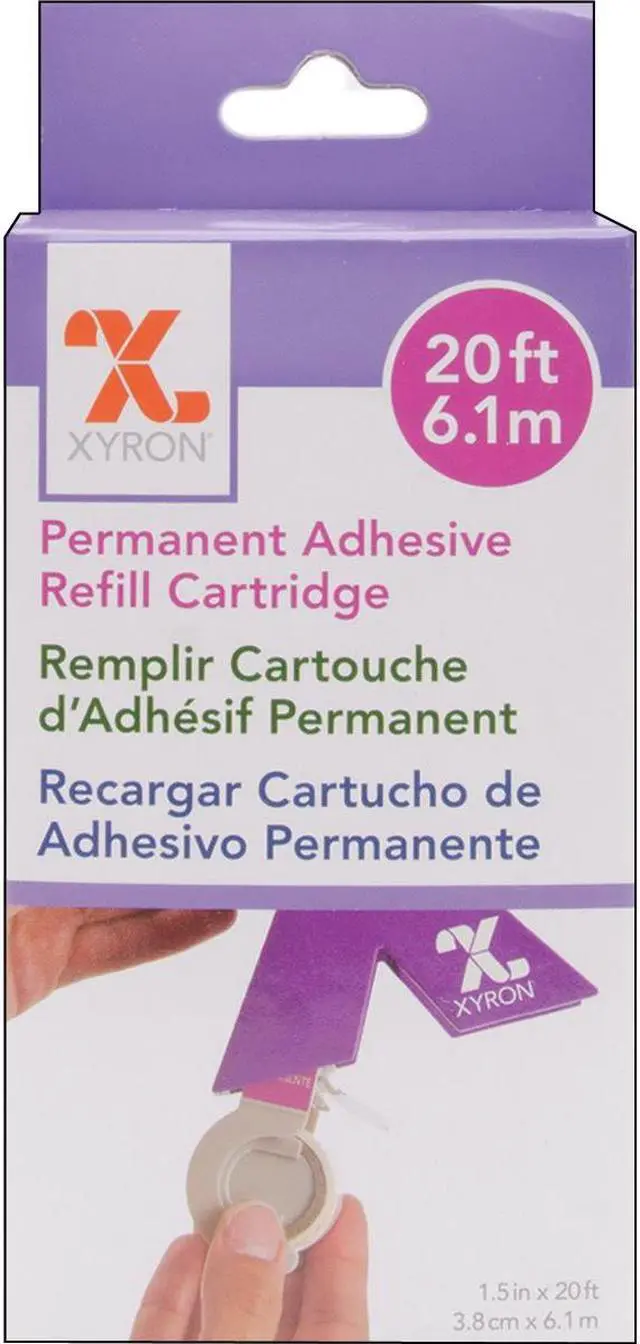 Alt view image 2 of 8 - Xyron 150 Refill Cartridge-1.5"X20' Permanent - OEM