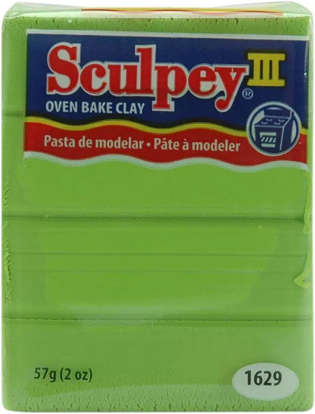 Alt view image 2 of 5 - Sculpey III Polymer Clay 2oz-Granny Smith