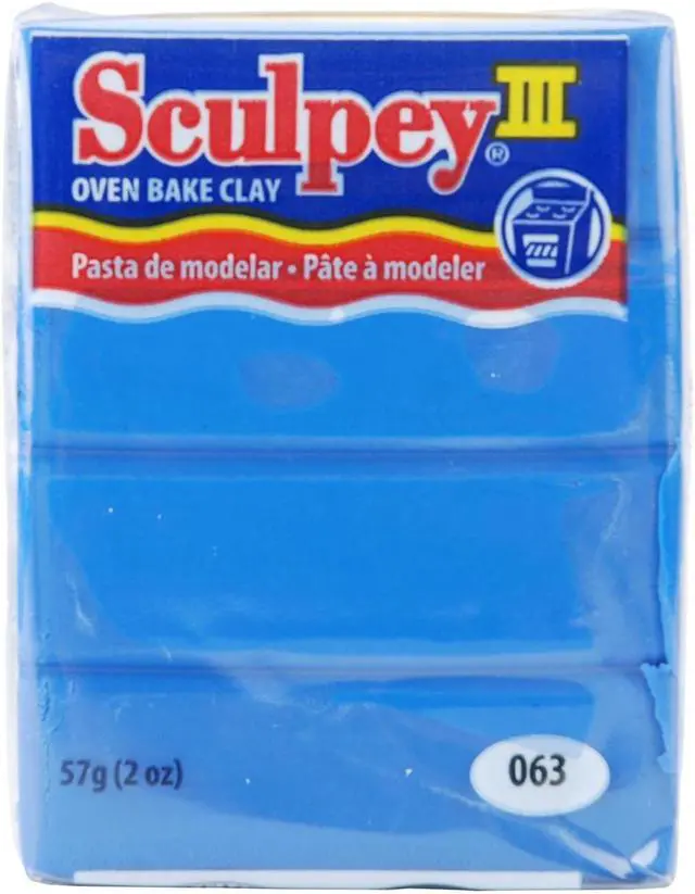 Main image of Sculpey III Polymer Clay 2oz-New Blue