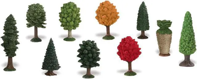 Alt view image 4 of 16 - Plastic Miniatures In Toobs-Trees