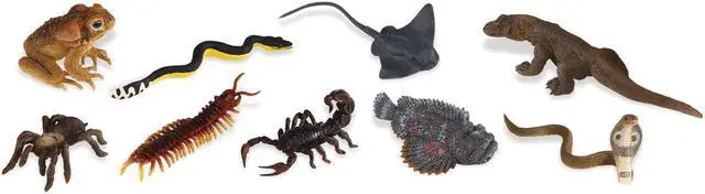 Alt view image 2 of 12 - Plastic Miniatures In Toobs-Venomous Creatures