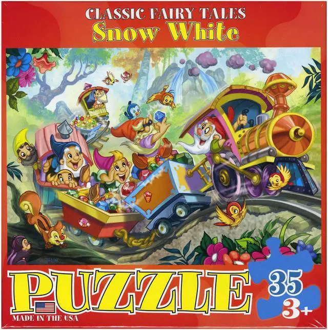 Alt view image 2 of 5 - Jigsaw Puzzle 35 Pieces 13"X10"-Snow White