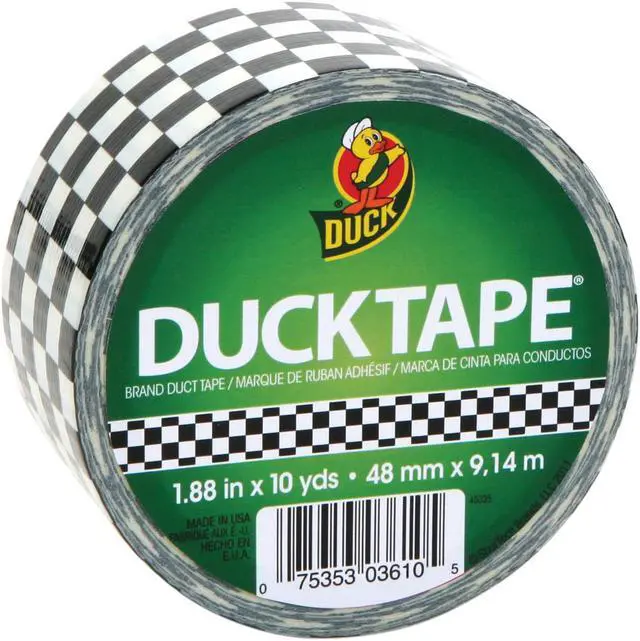 Alt view image 4 of 7 - Patterned Duck Tape 1.88"X10yd-Checkerboard