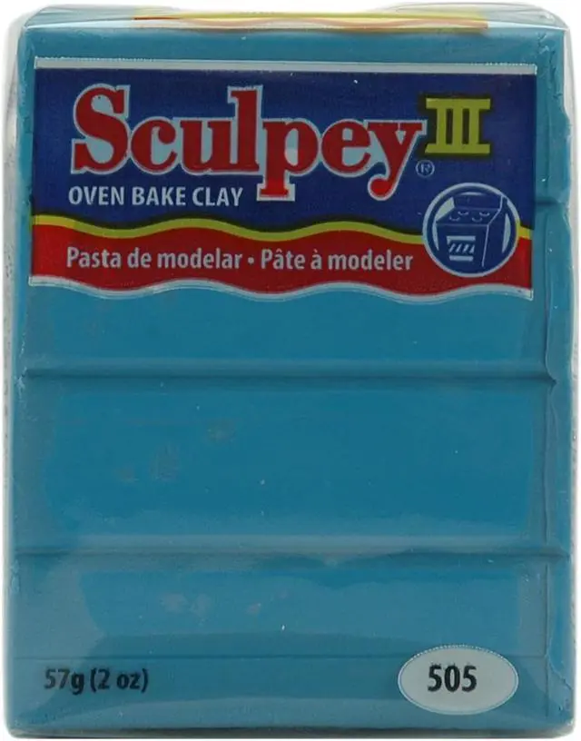 Alt view image 2 of 7 - Sculpey III Polymer Clay 2oz-Turquoise